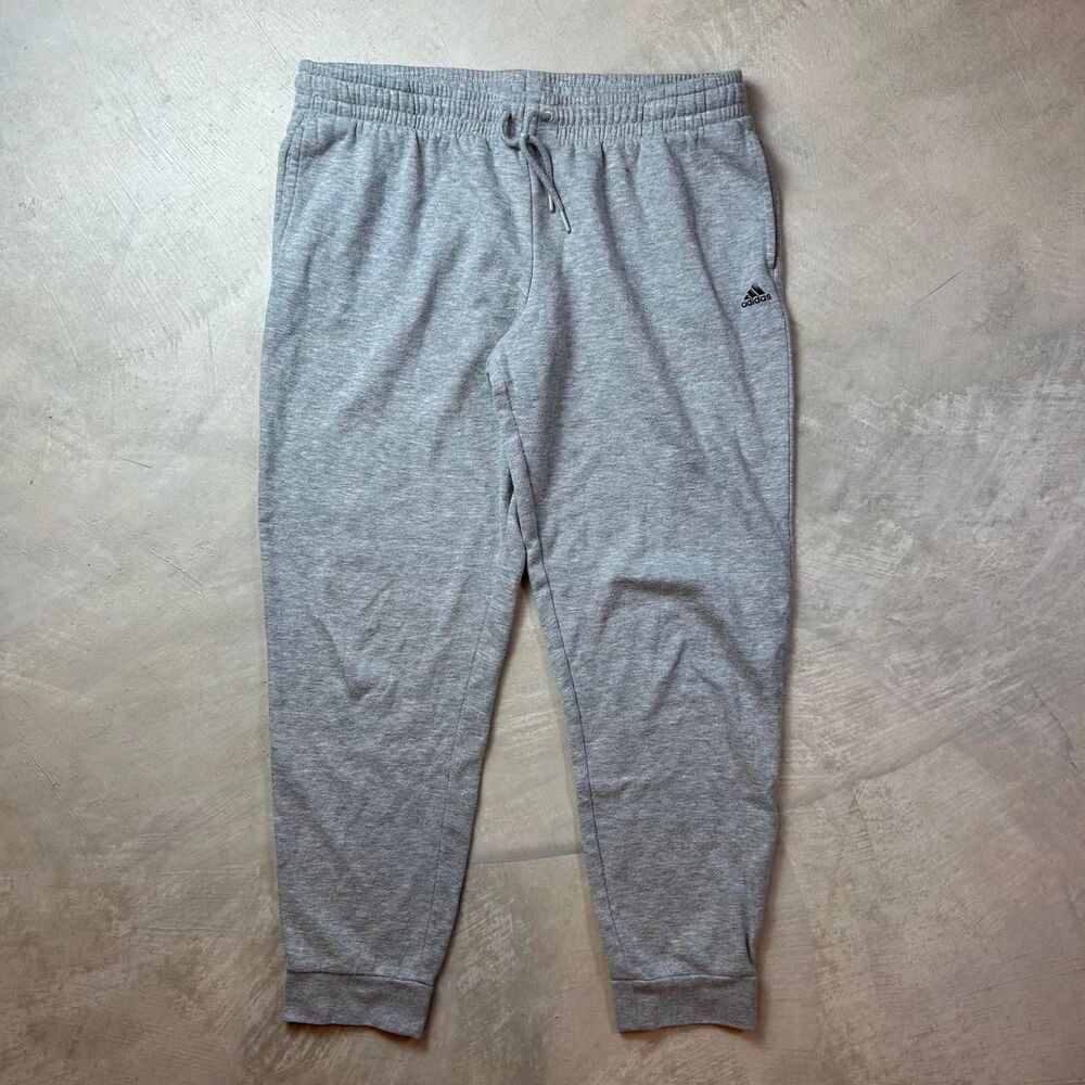 Adidas Men's Grey Joggers-tracksuits